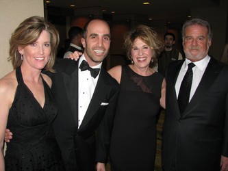 Tammy Schiff, left, with Edward Shaoul, Robin Chotin, and Steven Chotin